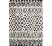 Tapis berbère 240x340 tissé motifs tribaux LYN8 MABAL beige