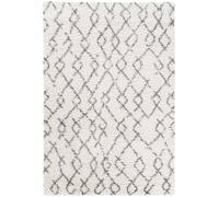 Tapis berbère 60x110 tissé motif ethnic LYN4 BENYLE B crème