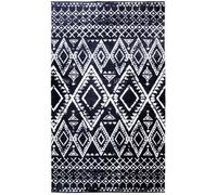 Tapis - BERBERES - Anthracite - 160x230 cm - 100% Polyester - Antidérapant
