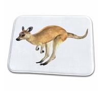 Tapis Boehm Graphics Animal Rouge Bondissant Absorbant Paillassons Durable Paillasson Entree pour Porte Couloirs Hall D'Entrée