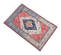 Tapis Bohème 50x80cm en Polyester Lavable pour Entrée | Style Boho Rustique Simple, Toucher Doux et Résistant, Décoration Maison, Chambre, Salon