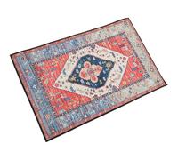 Tapis Bohème Polyester 50x80cm, Lavable, Chambre Hôtel | Style Boho Rustique Simple, Toucher Doux et Souple, Résistant à L’usure, pour Chambre et Hôtel
