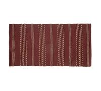 Tapis ""Bota"" coton et jute rose terracotta 70x140cm - Atmosphera Créateur d'intérieur