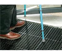 Tapis caillebotis caoutchouc épaisseur 22 mm 91x152 cm IDS M2601