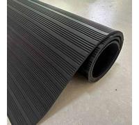 Tapis Caoutchouc Antidérapant Rouleau de Revêtement de Sol en Caoutchouc Isolé Noir, Tapis en Caoutchouc Diélectrique de 3 mm, Couverture Antidérapante Non Conductrice(0.7m x 2.0m (2.3ft x 6.6ft))