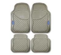 Goodyear Tapis de Voiture Universels en Caoutchouc, Beige GY, Set de 4