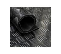 Tapis caoutchouc larmé type checker 3 mm - Largeur 40,5 cm