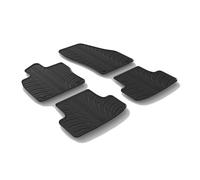 LAMPA 24512 Tapis de sol Caoutchouc noir Avant et Arrière Compatible avec SKODA Karoq SUV NU7
