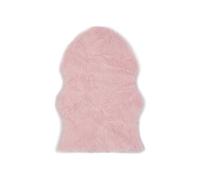 vidaXL Tapis Carpette de Salon Moquette de Salon Carpette de Chambre à Coucher Moquette de Salle de Séjour Maison 60x90 cm Peau de Mouton Synthétique Rose Rose G