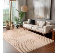Tapis - CARPETTEX - Modèle 3D - Rose - 80 x 250 cm - Poil long