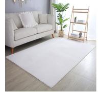 Carpettex Tapis Lavable à Poils Courts 200x290 cm Crème Moderne