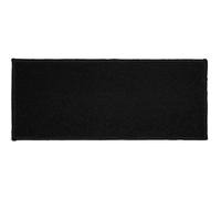Tapis deco rectangle 50 x 120 cm uni primobis Noir Douceur d'Intérieur