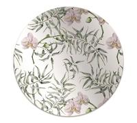 Tapis Chaise ø100 cm Facile à Nettoyer Protecteur de Sol Résistance aux Dommages Imperméable Antidérapant PVC pour Maison et Bureau Rectangulaire Protège-Sol - Orchidées Roses