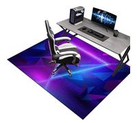Tapis Chaise de Bureau Gaming, Tapis de Sol pour Fauteuil, Tapis de Sous-Chaise de Bureau, Antidérapant Tapis Protection Sol Chaise Bureau, Tapis de Sol pour Bureau Plancher de Bois 160 x 180 cm