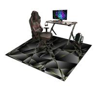 Tapis Chaise de Bureau Gaming, Tapis Protection Sol Chaise Bureau, Tapis de Sol Gamer, Tapis de Sol pour Fauteuil, Tapis de Sol Bureau Tissu, Tapis Antidérapant Sous Chaise de Bureau 80 x 120 cm