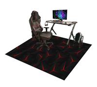 Tapis Chaise de Bureau Gaming, Tapis Protection Sol Chaise Bureau, Tapis de Sol Gamer, Tapis de Sol pour Fauteuil, Tapis de Sol Bureau Tissu, Tapis Antidérapant Sous Chaise de Bureau 120 x 140 cm