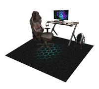 Tapis Chaise de Bureau Gaming, Tapis Protection Sol Chaise Bureau, Tapis de Sol Gamer, Tapis de Sol pour Fauteuil, Tapis de Sol Bureau Tissu, Tapis Antidérapant Sous Chaise de Bureau 70 x 100 cm
