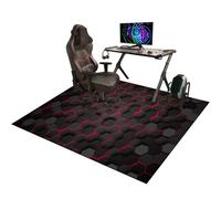 Tapis Chaise de Bureau Gaming, Tapis Protection Sol Chaise Bureau, Tapis de Sol Gamer, Tapis de Sol pour Fauteuil, Tapis de Sol Bureau Tissu, Tapis Antidérapant Sous Chaise de Bureau 160 x 180 cm