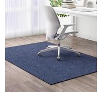 Tapis Chaise de Bureau Gaming, Tapis Sol Bureau, Protection Sol Chaise Bureau Antidérapant, Tapis de Protection pour Stratifié Parquet roulettes Carrelage Sols Durs,Bleu,100 x 120cm