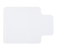 HOMCOM Tapis Chaise de Bureau 90 x 120 cm antidérapant Tapis de Sol Bureau résistant aux Rayures, protège Chaise roulettes pour parquet carrelage et sols durs, Facile à Nettoyer, Transparent