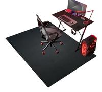 Tapis Chaise de Bureau, Tapis Chaise Gaming Antidérapant Tapis pour Fauteuil, 70 x 100 cm Tapis Gaming Sol pour Sols durs, Protège Sol Protection Sol Gamer Bureau Gaming pour Salon, Chambre, Bureau