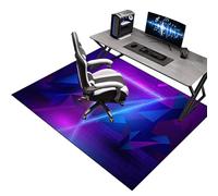 Tapis Chaise Gaming Antidérapant 120 x 160 cm, Tapis sous Chaise de Bureau, Tapis de Protection de Sol pour sols durs, Tapis pour Fauteuil, Tapis de Sol Bureau, Tapis Protection Sol Chaise Bureau
