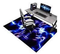 Tapis Chaise Gaming Antidérapant 180 x 230 cm Tapis Chaise de Bureau, Tapis Protège-Sol pour Chaise Roulantes, Tapis Protection Sol Chaise Bureau Gaming pour Plancher de Bois, Carrelage, Parquet