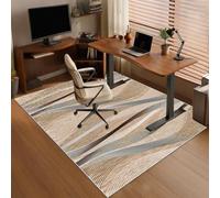 Tapis Chaise Gaming Antidérapant, Tapis Chaise de Bureau, Protège Sol sous Protection Sol Gamer Bureau Gaming Moderne pour Plancher de Bois, Parquet, Carrelage, Tapis de sol Gaming 70 x 100 cm