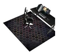 Tapis Chaise Gaming Antidérapant - Tapis de Protection de Sol pour sols durs - Tapis sous Chaise de Bureau - Tapis Gaming Sol - Tapis de Sol Bureau - Tapis pour Fauteuil 140 x 160 cm
