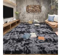 Tapis Chambre 215 x 275 cm Super Doux Antidérapant Grand Intérieur Moderne Tapis de Sol Grand Dessous Antidérapant, Décoration Intérieure pour Salon Chambre Filles Enfants, Gris Foncé