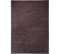 tapis chambre 70x140 tufté en acrylique taupe rectangle motif faux uni INMOTION
