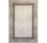 tapis chambre 80x150 tissé crème rectangle motif simple CHESTER