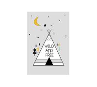 Tapis chambre enfant 120x160 cm Polyester Tipi