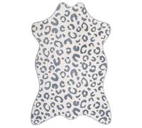 Tapis Chambre Enfant Peau De Bête Bao Silver Blue 100X150