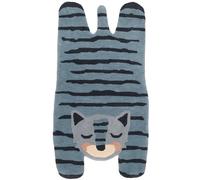 Tapis Chambre Enfant Tigre Blue Tigger Bleu 75X100