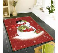 Tapis Chambre Modèle De Noël Ado Garcon Enfant Adulte,Tapis De Salon Bain Home Antiderapant 3D Décoration Tapis Poil Ras Flanelle Tout Doux 120 X 160 Cm /9489448053643