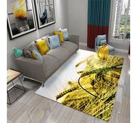 Tapis Chambre Paysage De Terres Agricoles Ado Garcon Enfant Adulte,Tapis De Salon Bain Home Antiderapant 3D Décoration Tapis Poil Ras Flanelle Tout Doux 140 X 200 Cm -125000175