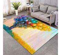 Tapis Chambre Paysage Peinture À l'huile Paysage Ado Garcon Enfant Adulte,Tapis De Salon Bain Home Antiderapant 3D Décoration Tapis Poil Ras Flanelle Tout Doux 60 X 120 Cm /1779458412913