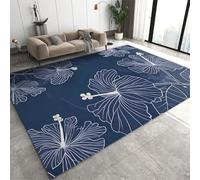 Tapis Chambre Plante Feuilles Fleurs Ado Garcon Enfant Adulte,Tapis De Salon Bain Home Antiderapant 3D Décoration Tapis Poil Ras Flanelle Tout Doux 180 X 280 Cm /6299931129432