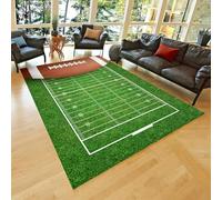 Tapis Chambre Rugby Ado Garcon Enfant Adulte,Tapis De Salon Bain Home Antiderapant 3D Décoration Tapis Poil Ras Flanelle Tout Doux 200 X 300 Cm /724464467002