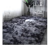 Tapis chambre/salon - TAPIS - Design moderne - Synthétique - Tie-dye noir - 40x60cm