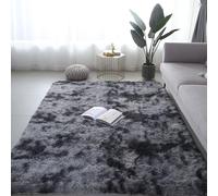 Tapis Chambre Soft à Poils Interieur Maison Pour Salon Couloir Moelleux Antidérapant, Moderne Shaggy de Décoration Plancher (Gris Foncé, 200*250cm)