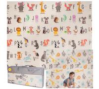 Tapis Chambre - Tapis De Jeux Bébé Pliable Et Réversible, Sensoriel, Imperméable, Atoxique Pour La Sécurité. Parfait Pour Les Activités Bébé Et Le Confort De Votre Enfant, 150x180x1cm