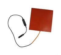 Tapis Chauffant Alimentaire 12V 100W Silicone 28x28cm pour Pizza Chaleur Uniforme