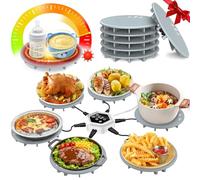 Tapis chauffant alimentaire - Plateau chauffant électrique en silicone avec 3 niveaux de température, coussin chauffant pour buffet plats chauds