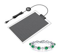 Tapis chauffant - avec fonction de séchage Tat 40 W - Coussin thermique avec tat | Réduction des bulles de résine, soin des reptiles, fabrication de bijoux, sous réservoir, table