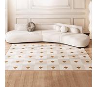 Tapis chauffant, chauffage radiant au sol, chauffage rapide et uniforme, chauffe-pieds, idéal pour le yoga, l'intérieur ou sous un bureau.(A,100x150cm)