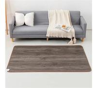 Tapis chauffant électrique au sol en cristal de carbone, coussin chauffant au sol mobile, coussin chauffant pour les pieds, adapté à l'intérieur et au bureau(160 * 240cm)