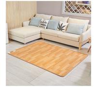 Tapis chauffant électrique avec température réglable et minuterie de 12 heures, chauffage au sol radiant pour l'intérieur, yoga, sous le bureau