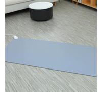 Tapis chauffant électrique, chauffe-pieds avec minuterie, en cuir synthétique, résistant à l'usure et aux rayures, chauffage d'intérieur étanche pour enfants rampant et yoga.(31.5x47.24in)